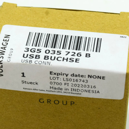NEW VOLKSWAGEN ARTEON 3H7 USB CONNECTOR 3G5035726B ORIGINAL