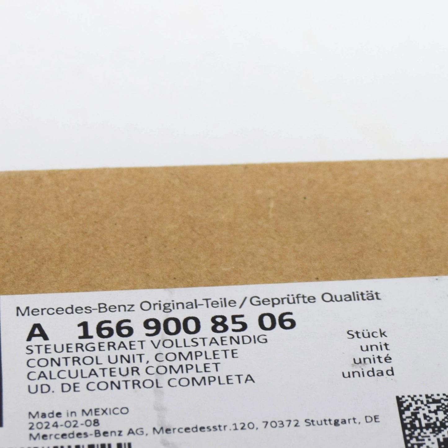 NEW MERCEDES-BENZ CLA C117 FRONT RIGHT SEAT CONTROL UNIT RHD A1669008506