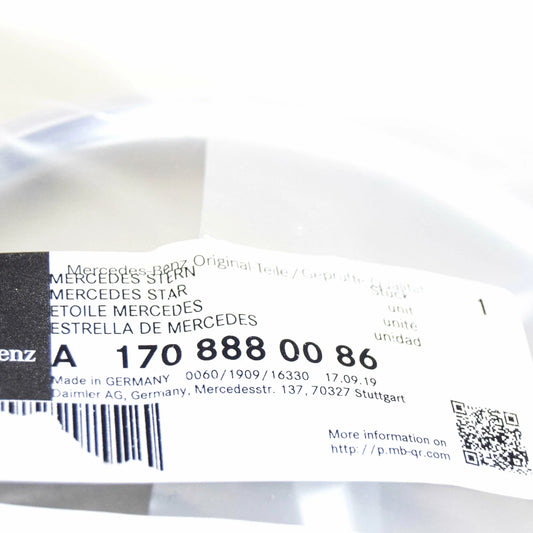 NEW MERCEDES-BENZ SLK R170 FRONT GRILL HOOD EMBLEM A1708880086 2004