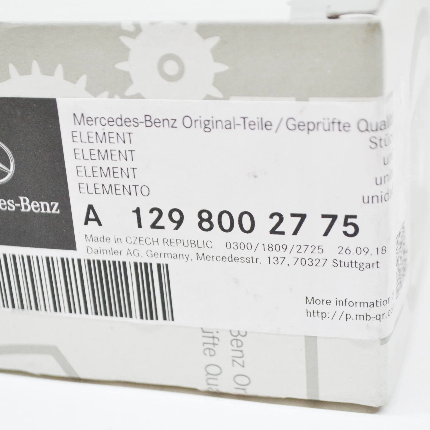 NEW MERCEDES-BENZ SL R129 REAR LID ELEMENT A1298002775