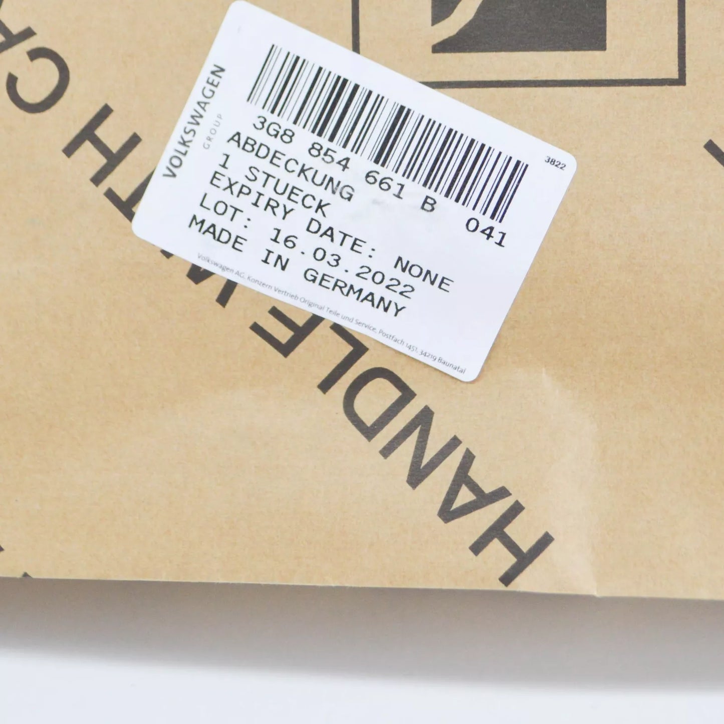 NEW VW ARTEON 3H FRONT LEFT BUMPER AIR INLET GRILLE 3G8854661B041 ORIGINAL