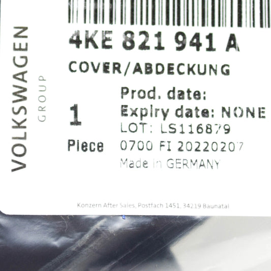 NEW AUDI E-TRON SPORTBACK GEA BONNET HOOD LEFT BUNGS COVER 4KE821941A ORIGINAL