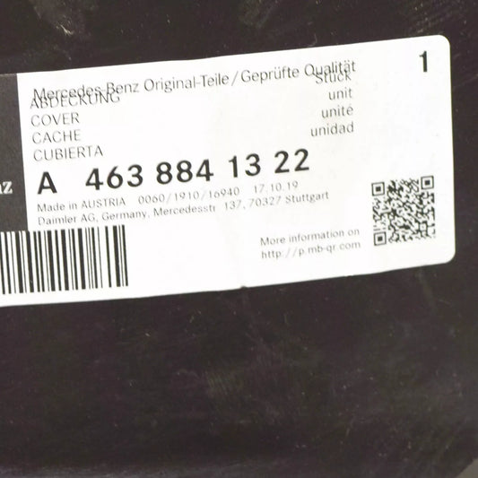 NEW MERCEDES-BENZ G W463 FRONT RIGHT FENDER LINER A4638841322