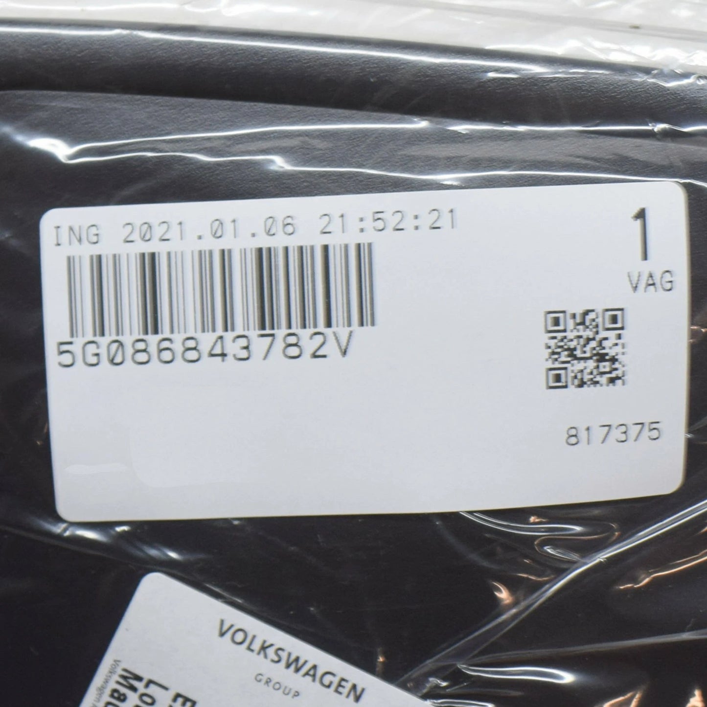 NEW VW GOLF MK7INTERIOR REAR VIEW MIRROR COVER 5G086843782V ORIGINAL