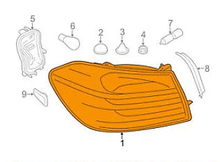 NEW BMW M4 F82 REAR RIGHT TAILLIGHT 63217296100 7296100 ORIGINAL