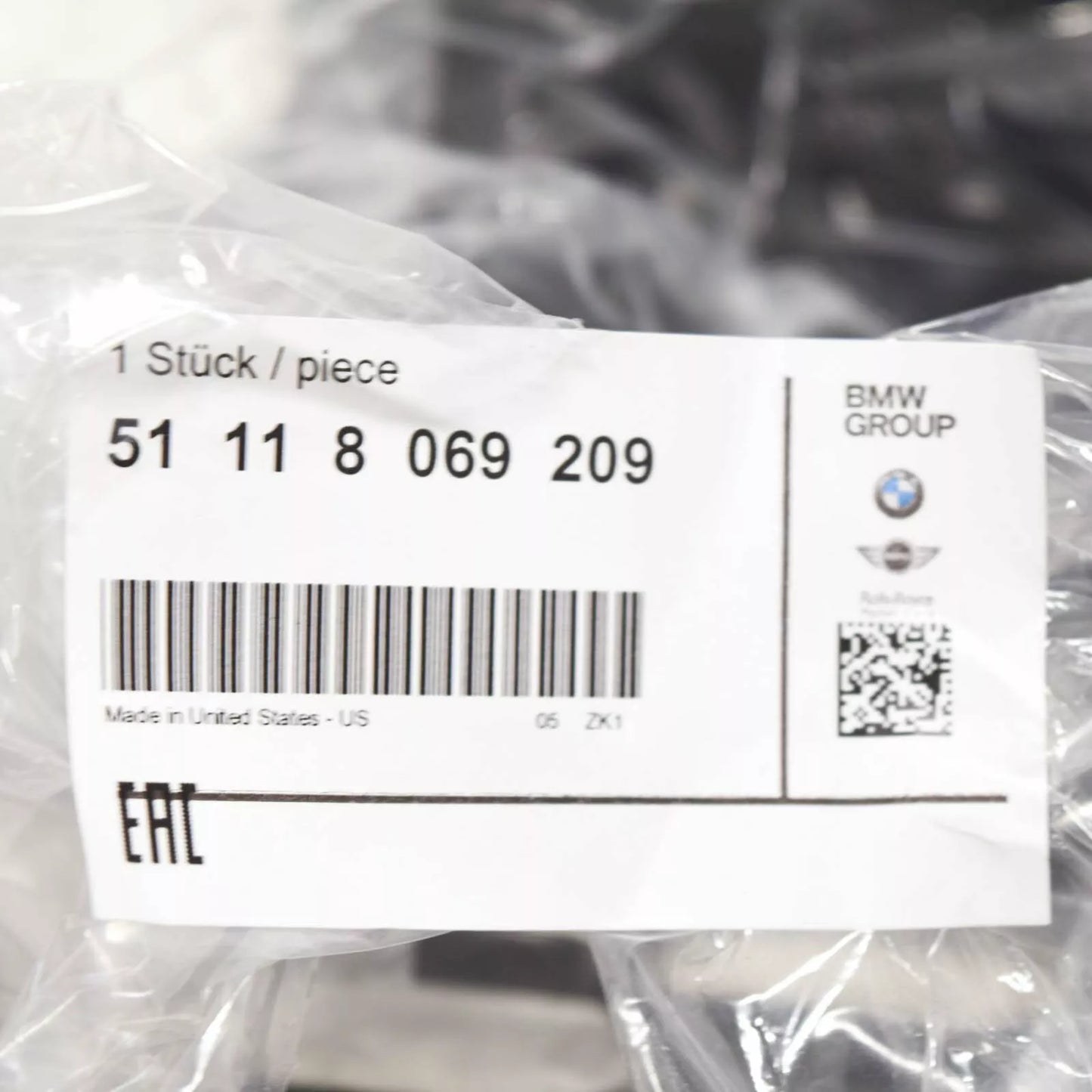 NEW BMW X5 G05 FRONT LEFT BUMPER GRILLE M 51118069209 8069209 ORIGINAL