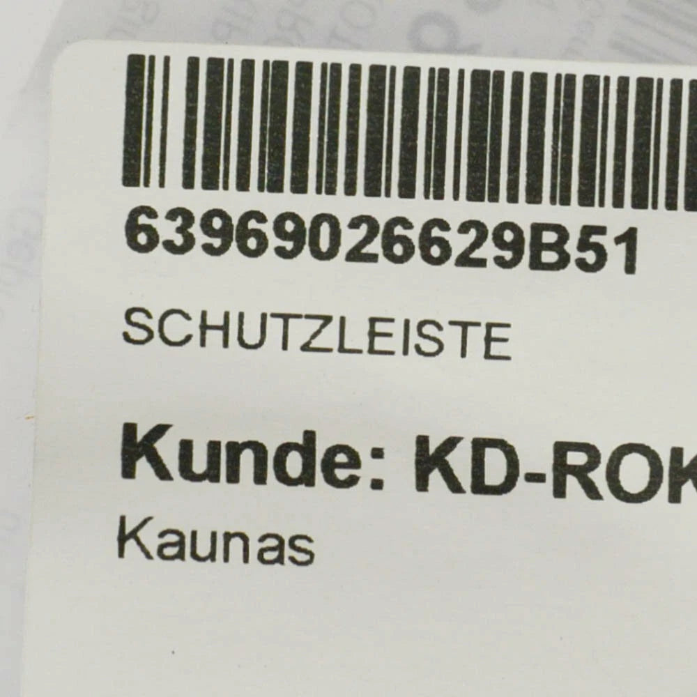 NEW MB VITO W639 REAR RIGHT DOOR MOLDING TRIM A63969026629B51