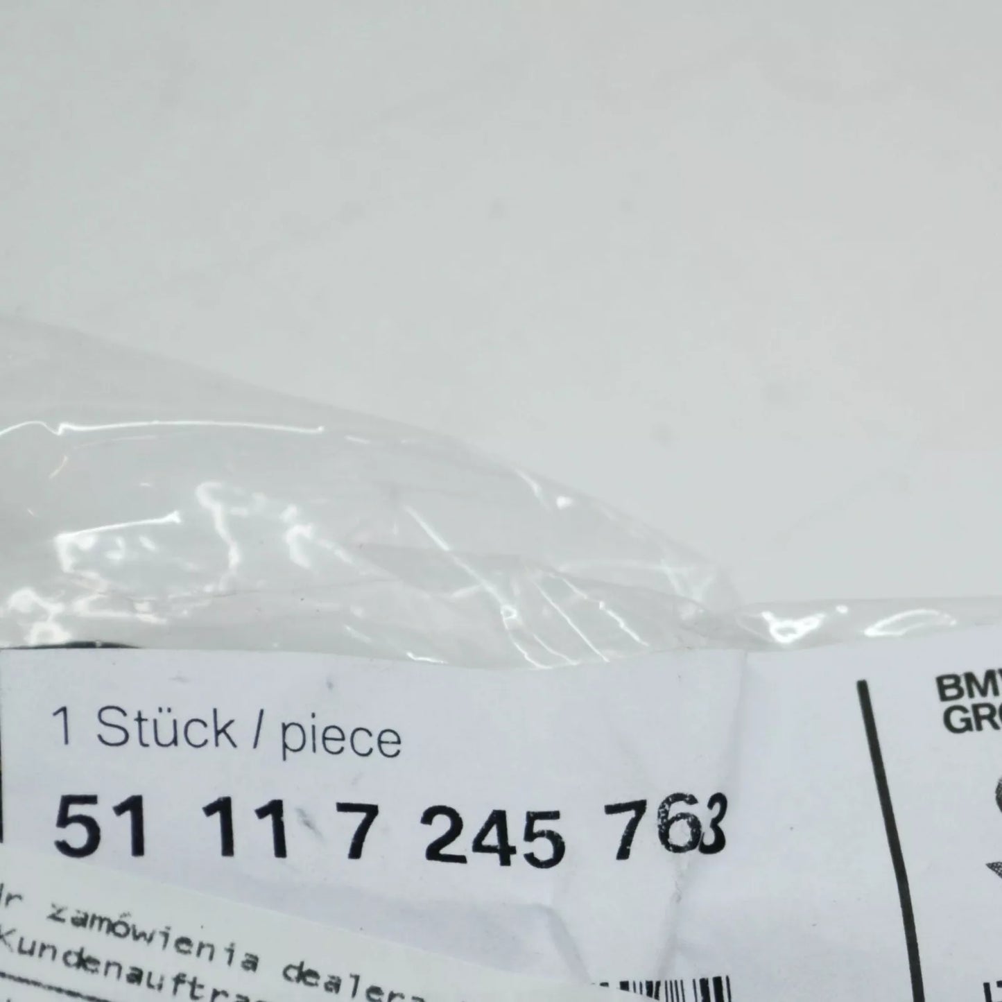 NEW BMW 1 F21 FRONT BUMPER COVER LEFT INSERT 51117245763 ORIGINAL