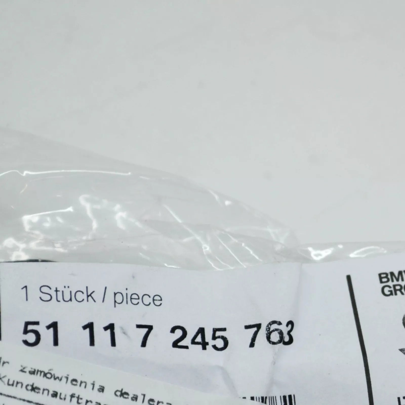 NEW BMW 1 F21 FRONT BUMPER COVER LEFT INSERT 51117245763 ORIGINAL