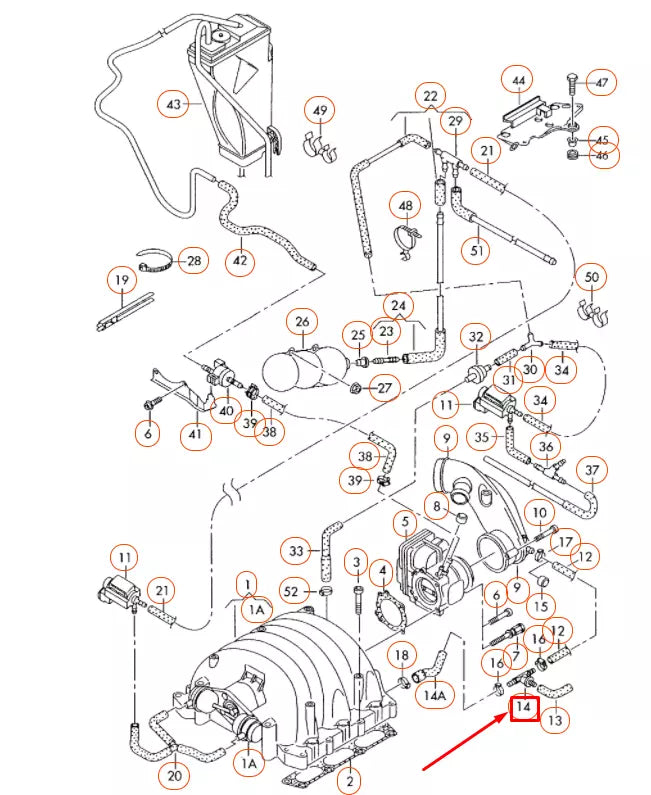 NEW AUDI A6 C6 SUCTION JET PUMP 078133753A