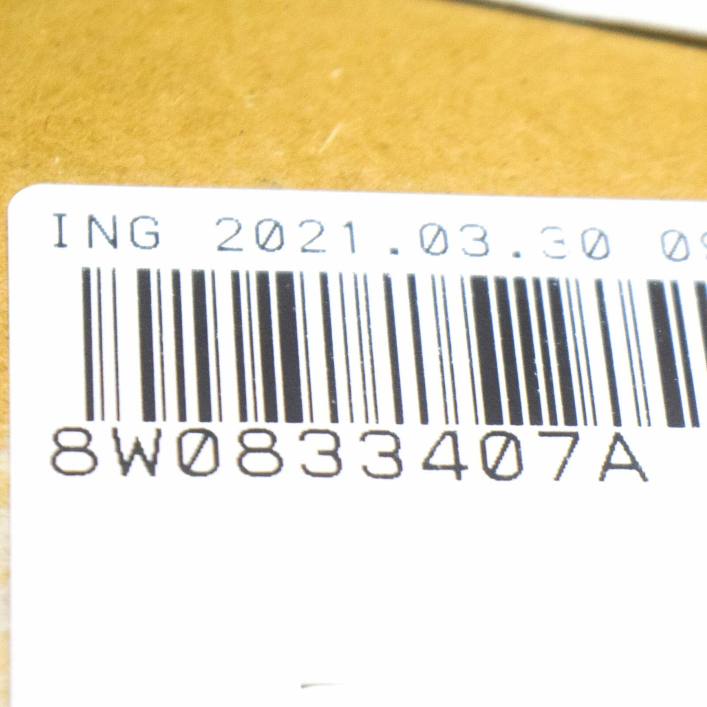 NEW AUDI Q3 F3 FRONT LEFT DOOR UPPER HINGE HALVE 8W0833407A ORIGINAL