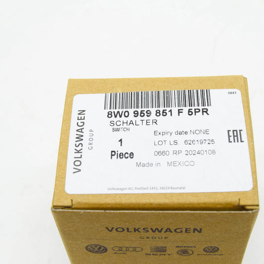 NEW AUDI Q8 4MN FRONT LEFT DOOR WINDOW SWITCH 8W0959851F5PR ORIGINAL