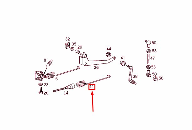 NEW MERCEDES-BENZ SPRINTER 903 BRAKE POWER REGULATOR SPRING A0014317893 ORIGINAL