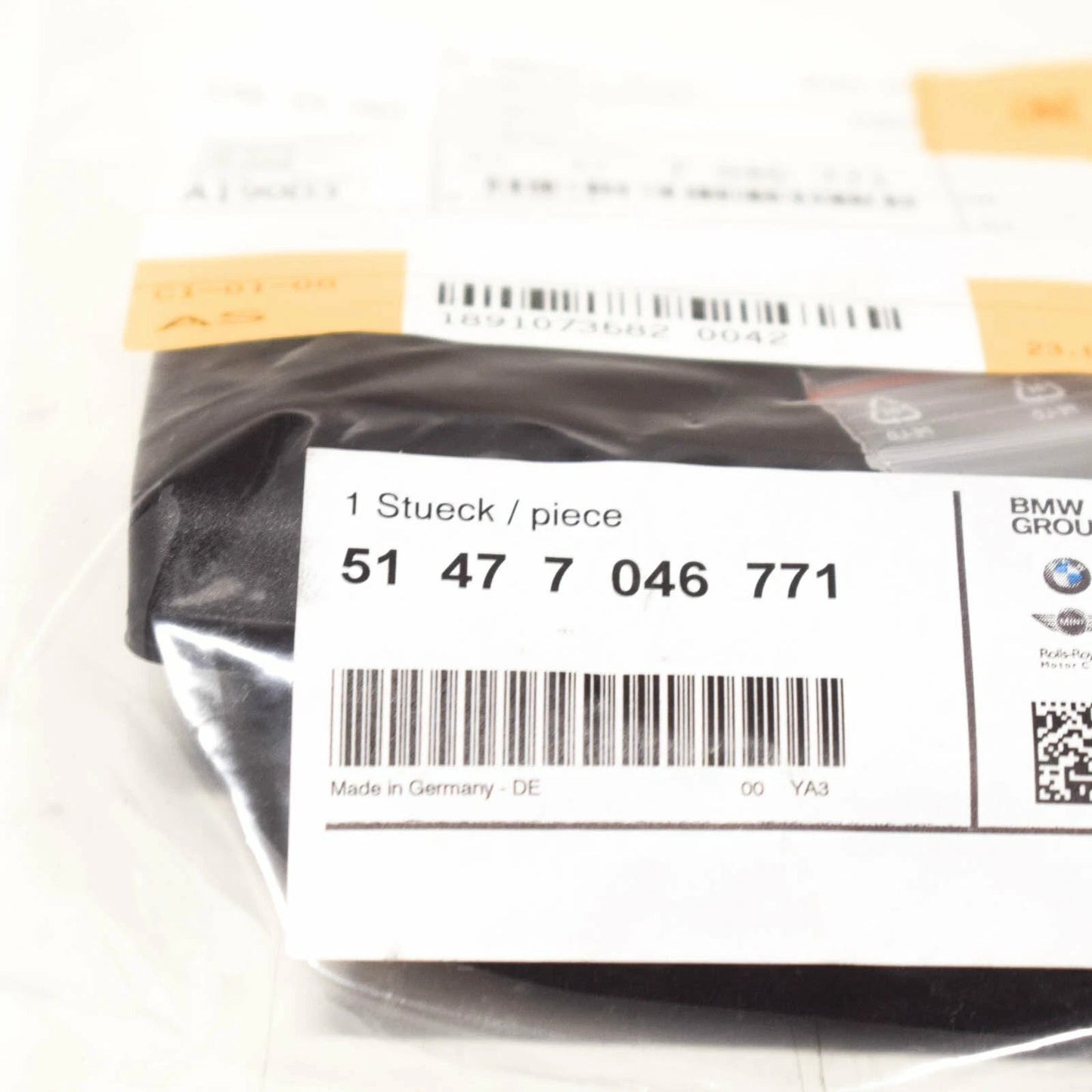 NEW BMW 3 E46 TRUNK BLIND SHADE HANDLE 51477046771 7046771 ORIGINAL