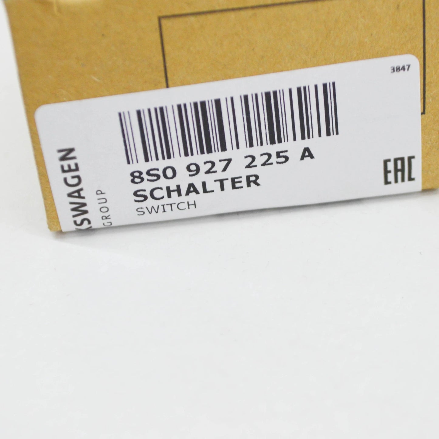 NEW AUDI TT FV PARKING BRAKE SWITCH 8S0927225A ORIGINAL