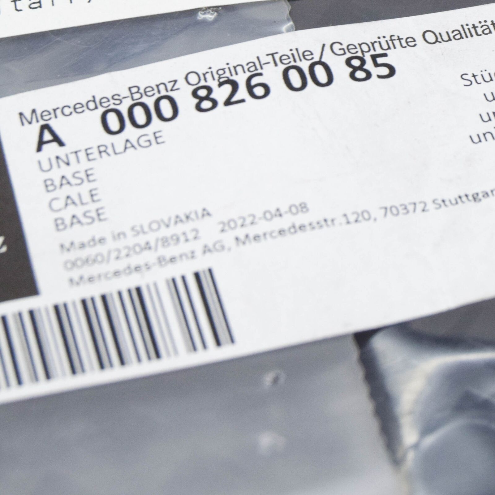 NEW MERCEDES-BENZ G W461 TURN SIGNAL LIGHT LENS SEAL A0008260085 ORIGINAL