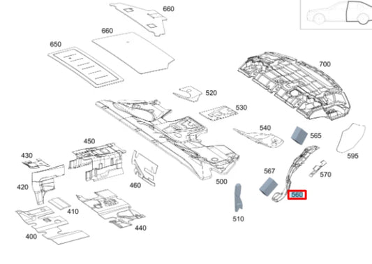 NEW MERCEDES-BENZ E W213 REAR RIGHT WHEEL DAMPERING A2136828001 ORIGINAL