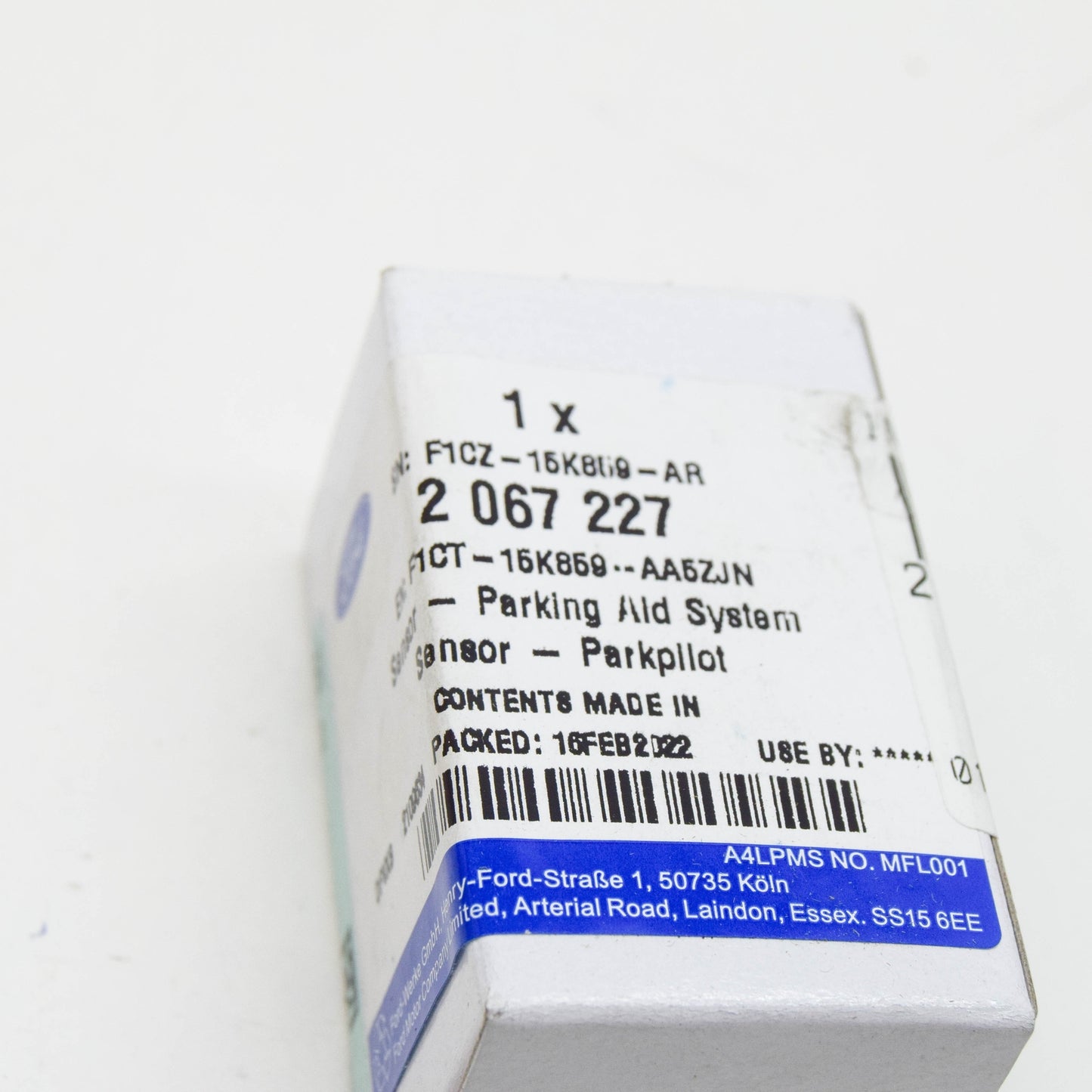 new ford ranger t6 rear parking sensor 2067227 f1ct-15k859-aa5zjn original