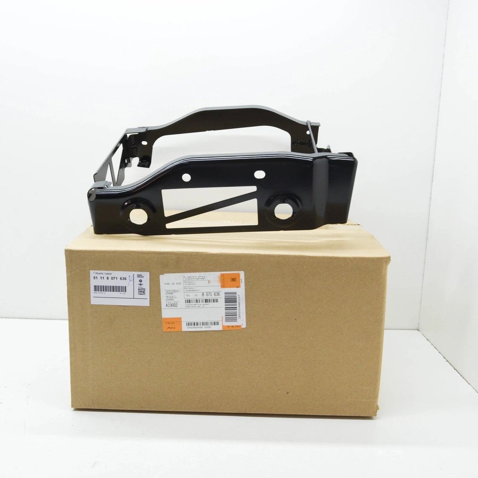 NEW BMW M4 COUPE G82 FRONT RIGHT HEADLIGHT MOUNT PLATE 51118071636 ORIGINAL