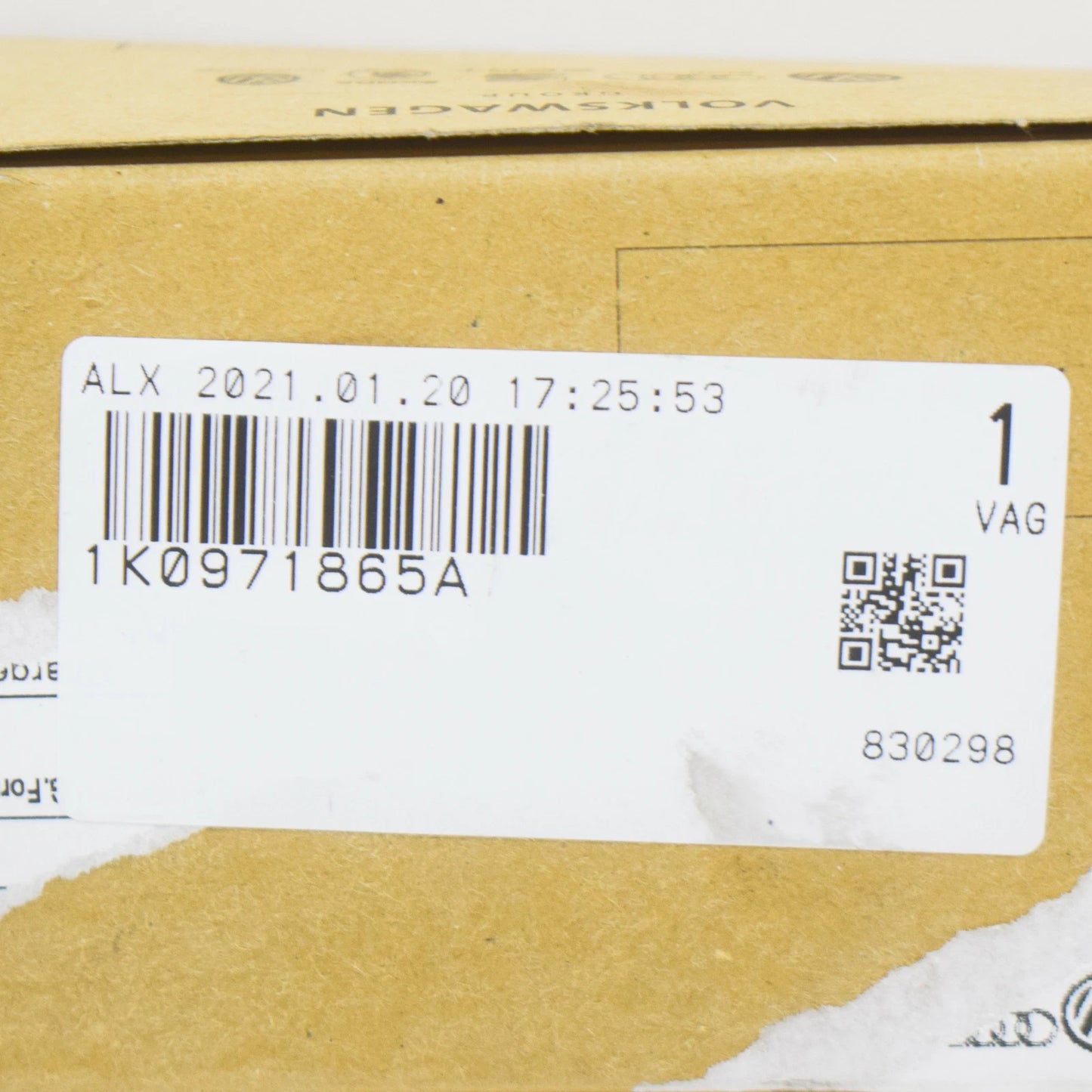 NEW AUDI A3 8P RIGHT UPPER WATER BOX CABLE GUIDE 1K0971865A ORIGINAL