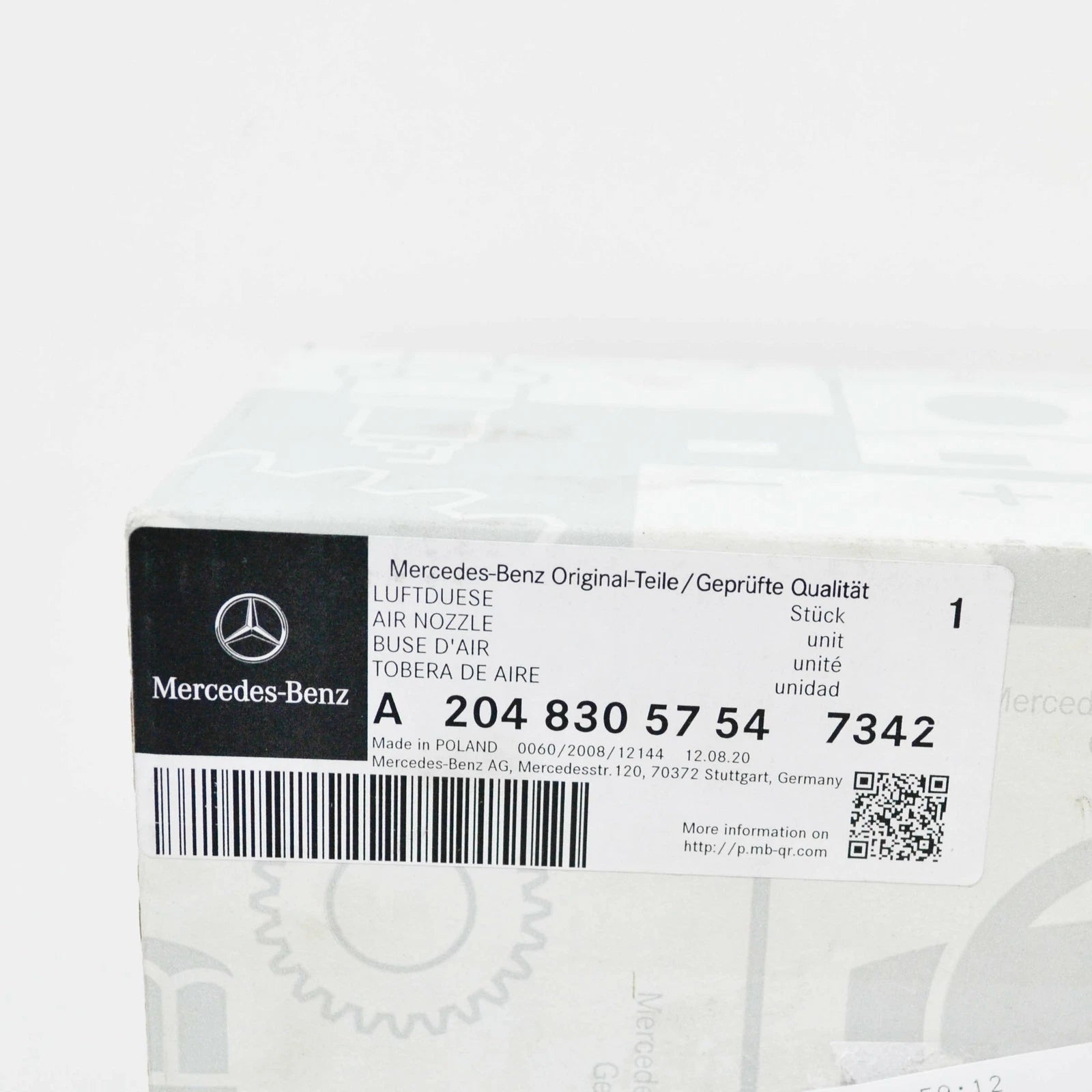 NEW MERCEDES-BENZ C W204 DASHBOARD AIR VENT CENTRAL A20483057547342