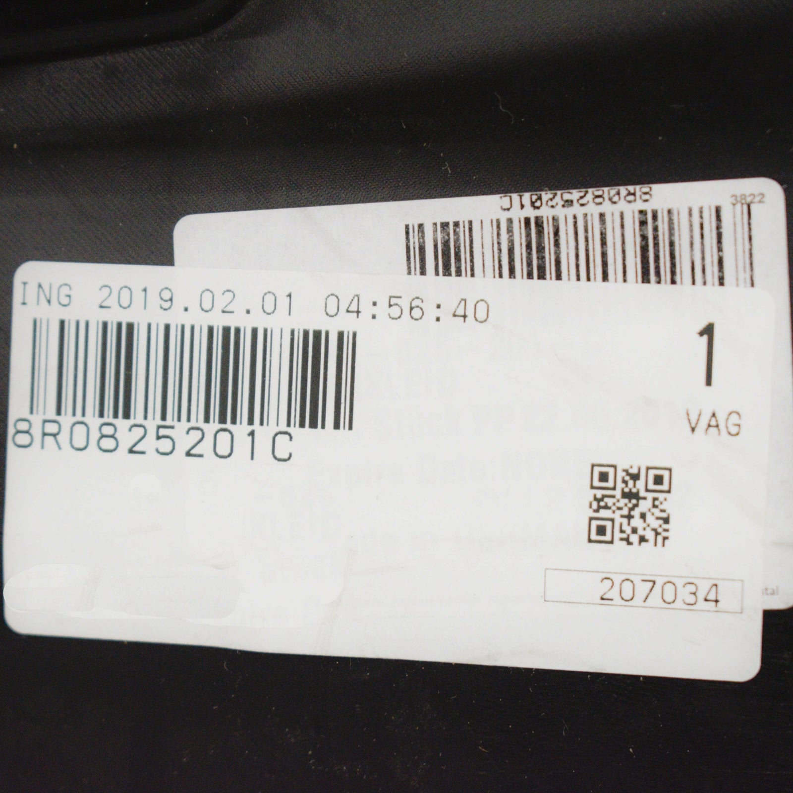 NEW AUDI Q5 8R FRONT LEFT UNDER COVER PLASH SHIELD 8R0825201C ORIGINAL