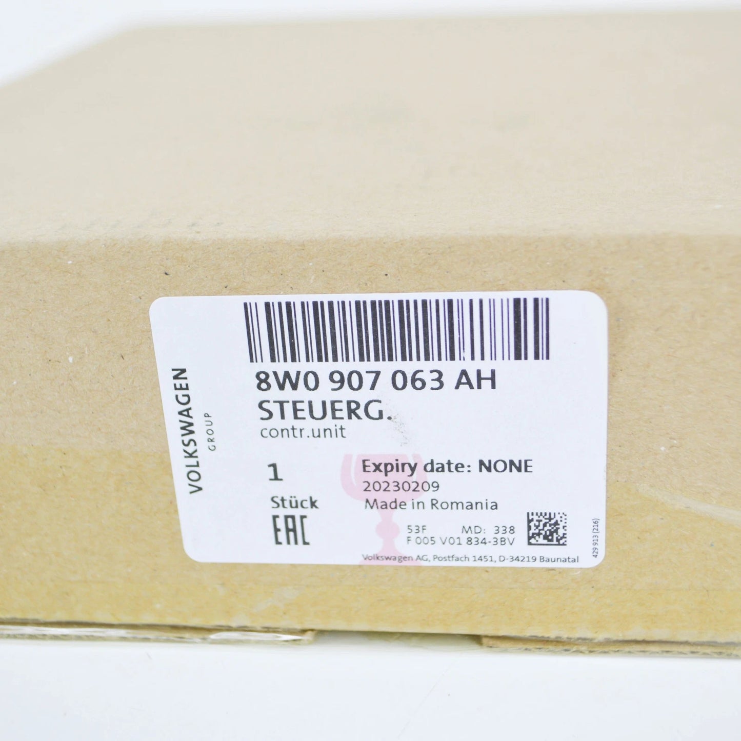 NEW AUDI Q7 4M ONBOARD SUPPLY CONTROL UNIT 8W0907063AH ORIGINAL