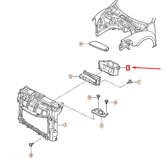 NEW VOLKSWAGEN BEETLE A5 INTAKE AIR DUCT 1K0805962G9B9 ORIGINAL