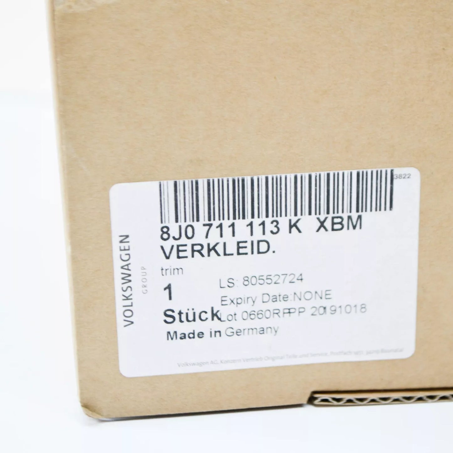 NEW AUDI TT 8J3 MANUAL 6 GEAR SHIFT KNOB 8J0711113K XBM ORIGINAL