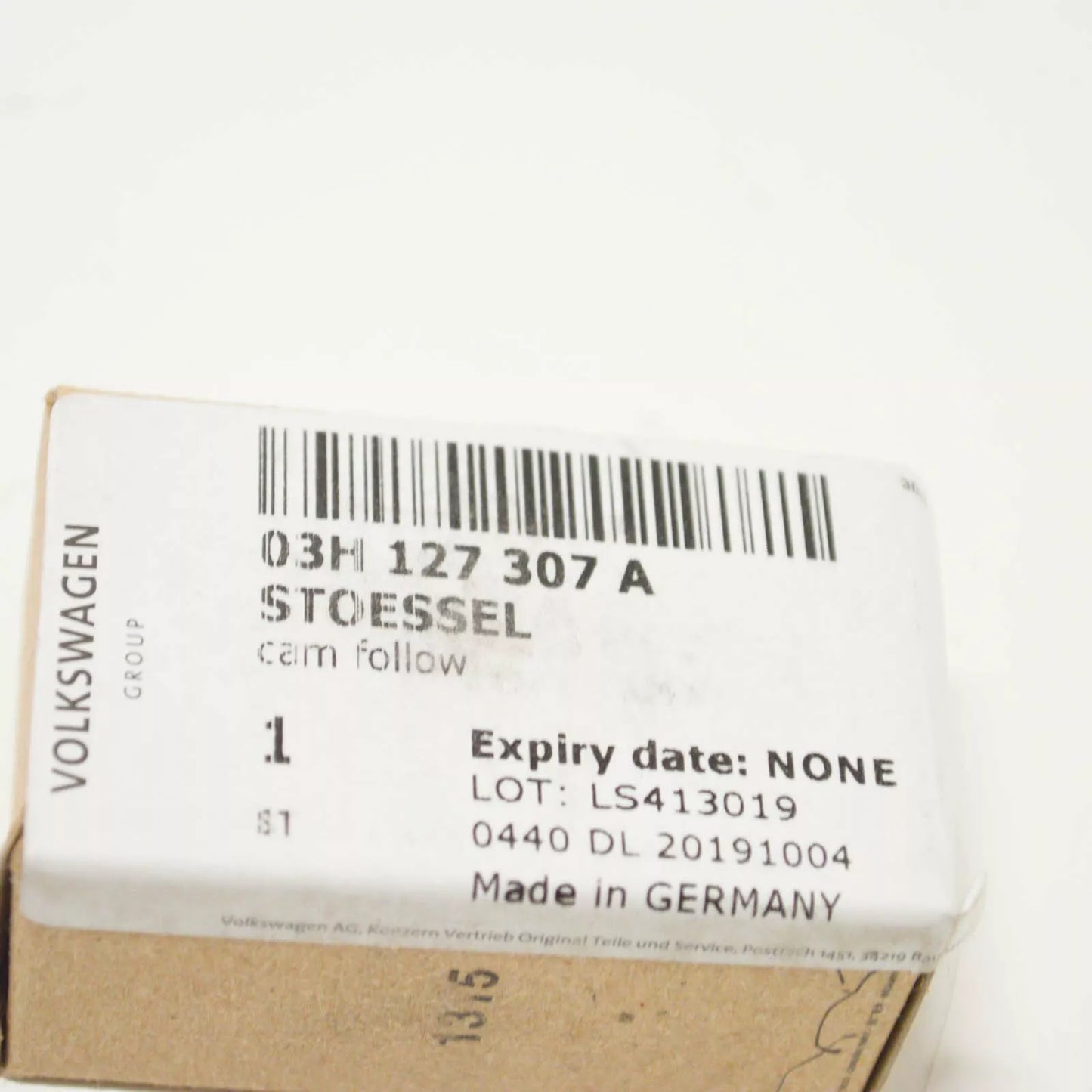 NEW VOLKSWAGEN CC 358 FUEL PUMP CAM FOLLOWER 03H127307A 3.6 PETROL