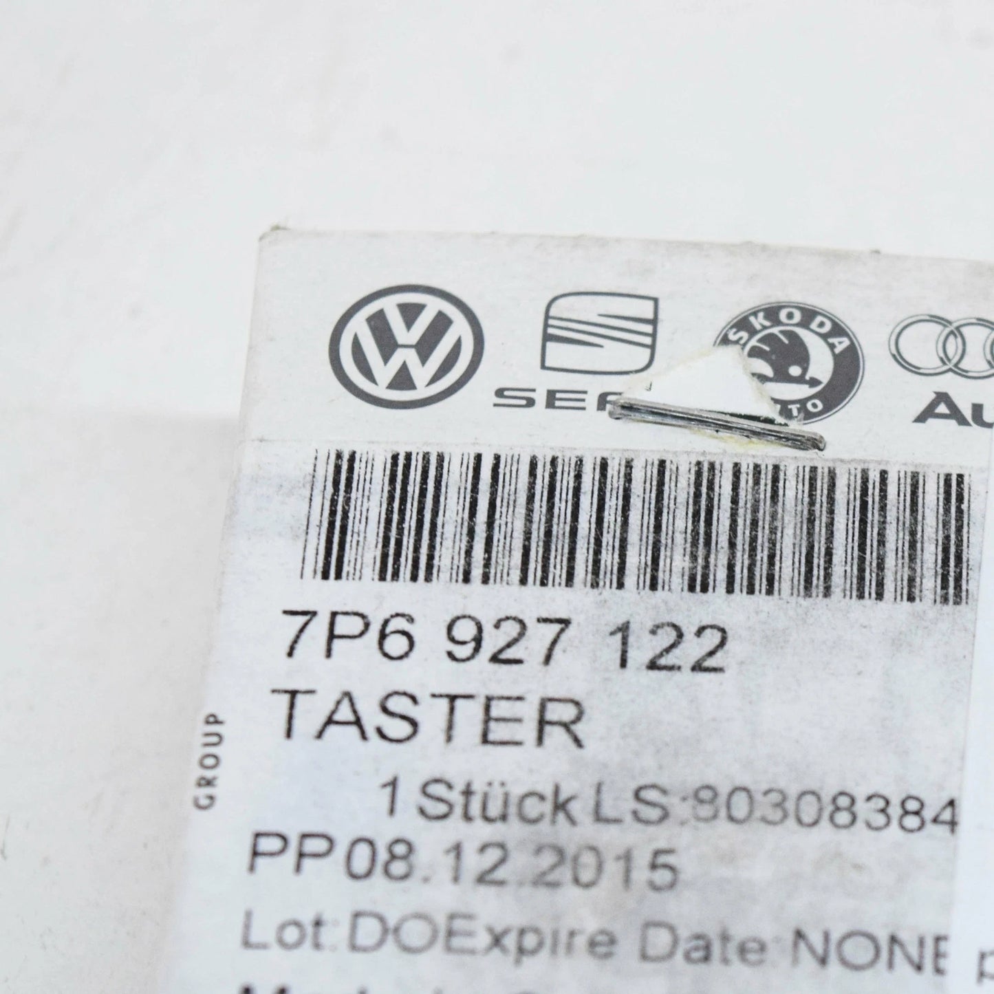 NEW VOLKSWAGEN TOUAREG 7P PARKING AID PUSH BUTTON 7P6927122 ORIGINAL