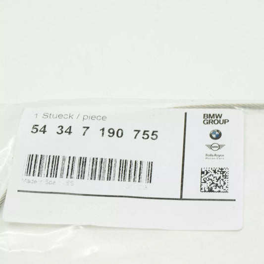 NEW BMW 1 CABRIO E88 CONVERTIBLE TOP TENSION CABLE 54347190755 7190755 ORIGINAL