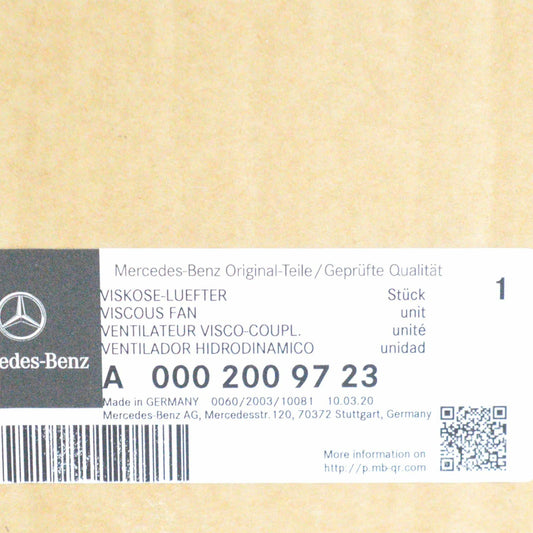 NEW MERCEDES-BENZ VITO W639 FAN BLADE A0002009723