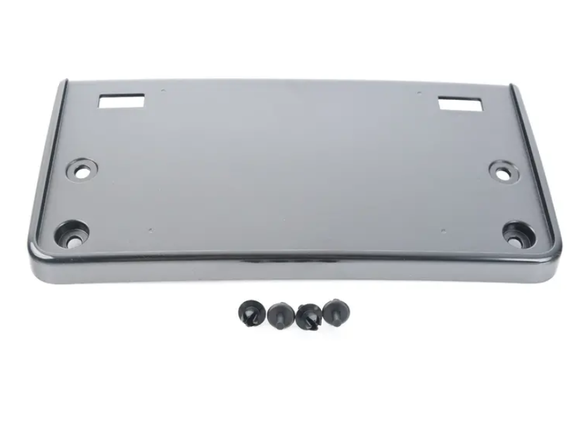 NEW VW TOUAREG 7P MK2 FRONT BUMPER LICENSE PLATE HOLDER 7P6807287G ORIGINAL