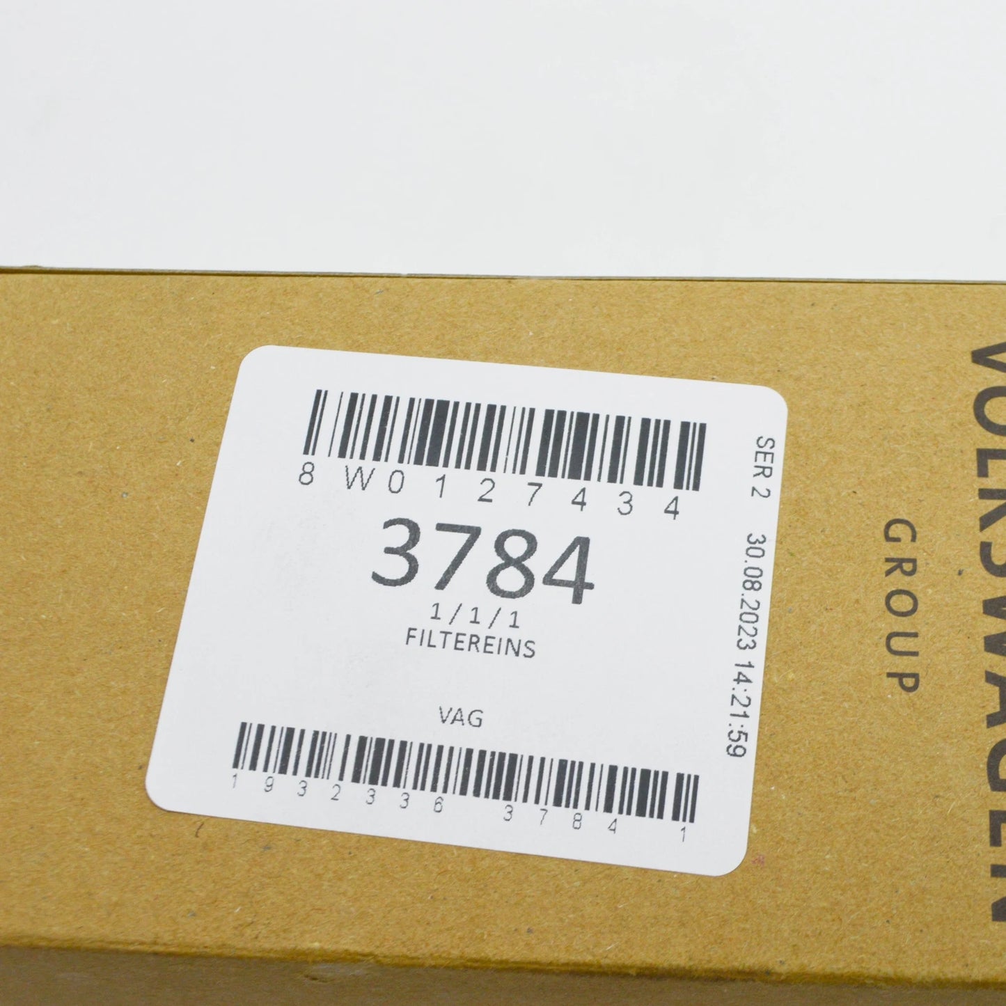 NEW AUDI Q5 FY FUEL FILTER ELEMENT WITH GASKET 8W0127434 ORIGINAL