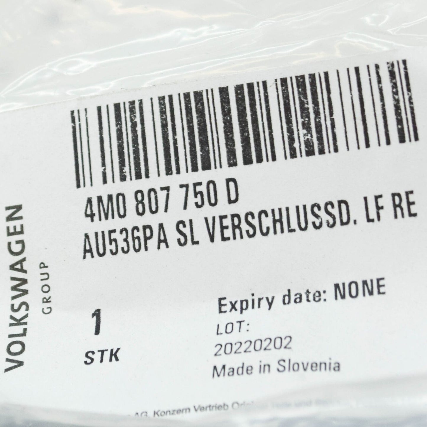 NEW AUDI Q7 4M FRONT RIGHT BUMPER END CAP 4M0807750D ORIGINAL