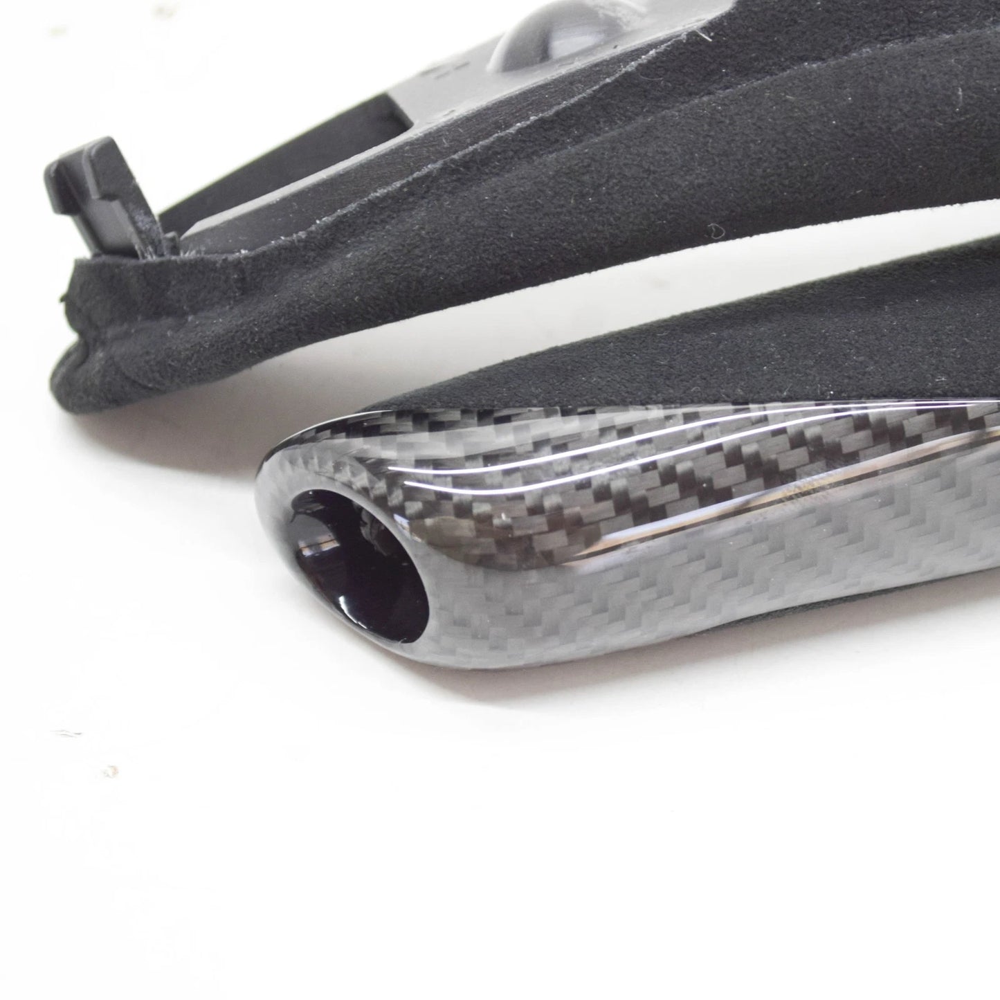 NEW BMW M4 F82 PARKING HANDBRAKE HANDLE CARBON ALCANTARA LHD 34402358363