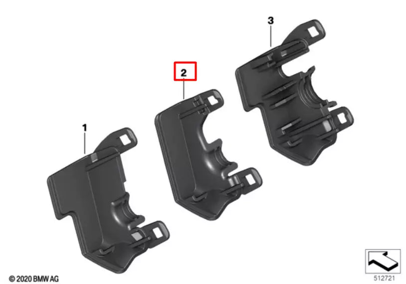 NEW BMW K 1600 GT MULTIFUNCTION LEFT SWITCH COVER 61318527799 ORIGINAL