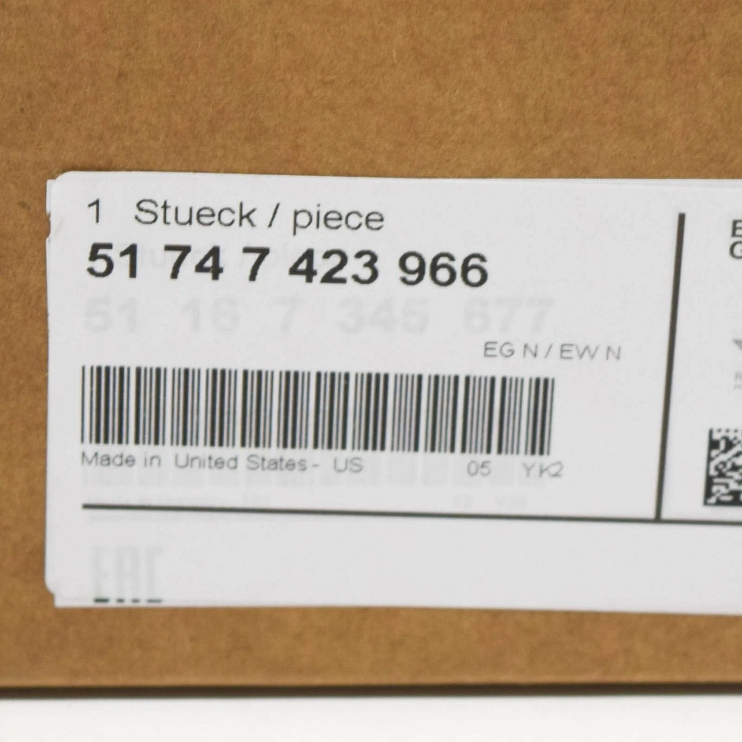 NEW BMW X7 G07 RIGHT RADIATOR AIR DUCT 7423966 51747423966 ORIGINAL