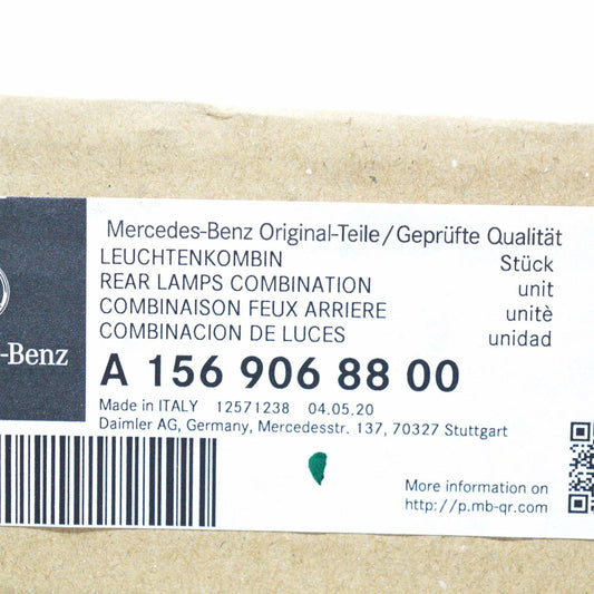 NEW MERCEDES-BENZ GLA X156 REAR RIGHT INNER TAIL LIGHT A1569068800