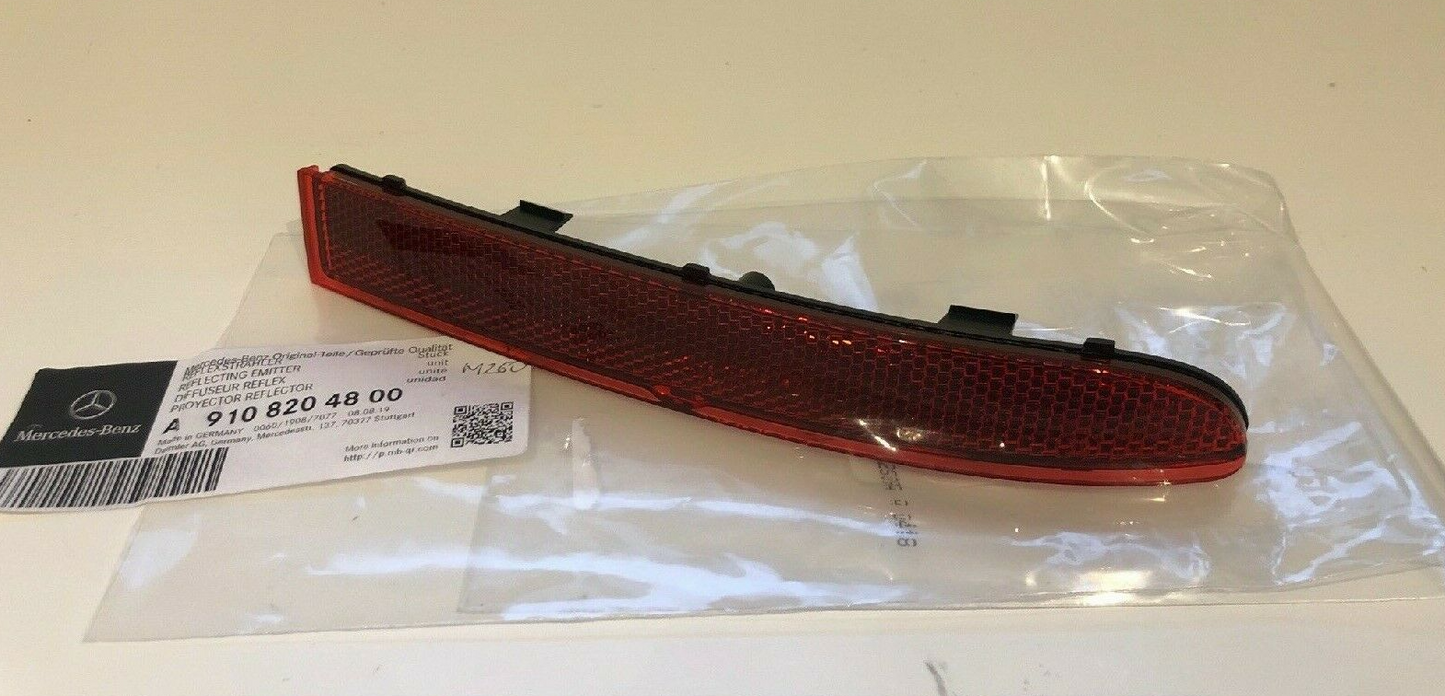 NEW MERCEDES-BENZ SPRINTER W907 REAR LEFT BUMPER REFLECTOR A9108204800 ORIGINAL