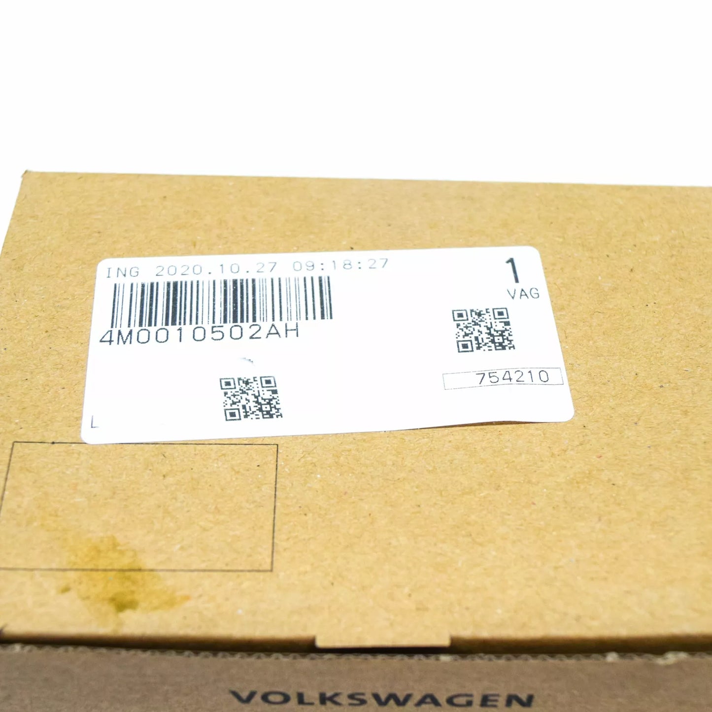 NEW AUDI Q7 4M TYRE PRESSURE NOTICE LABEL 4M0010502AH ORIGINAL