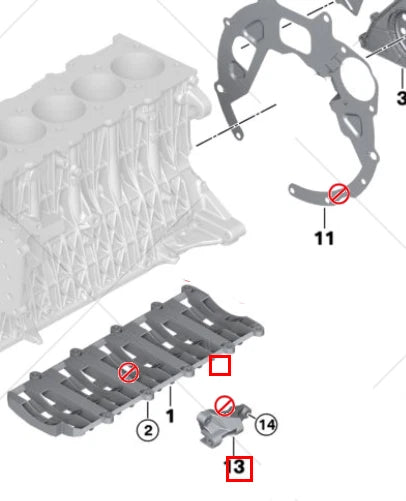 NEW BMW 3 COUPE E92 ALTERNATOR SUPPORTING BRACKET 12317793090 ORIGINAL
