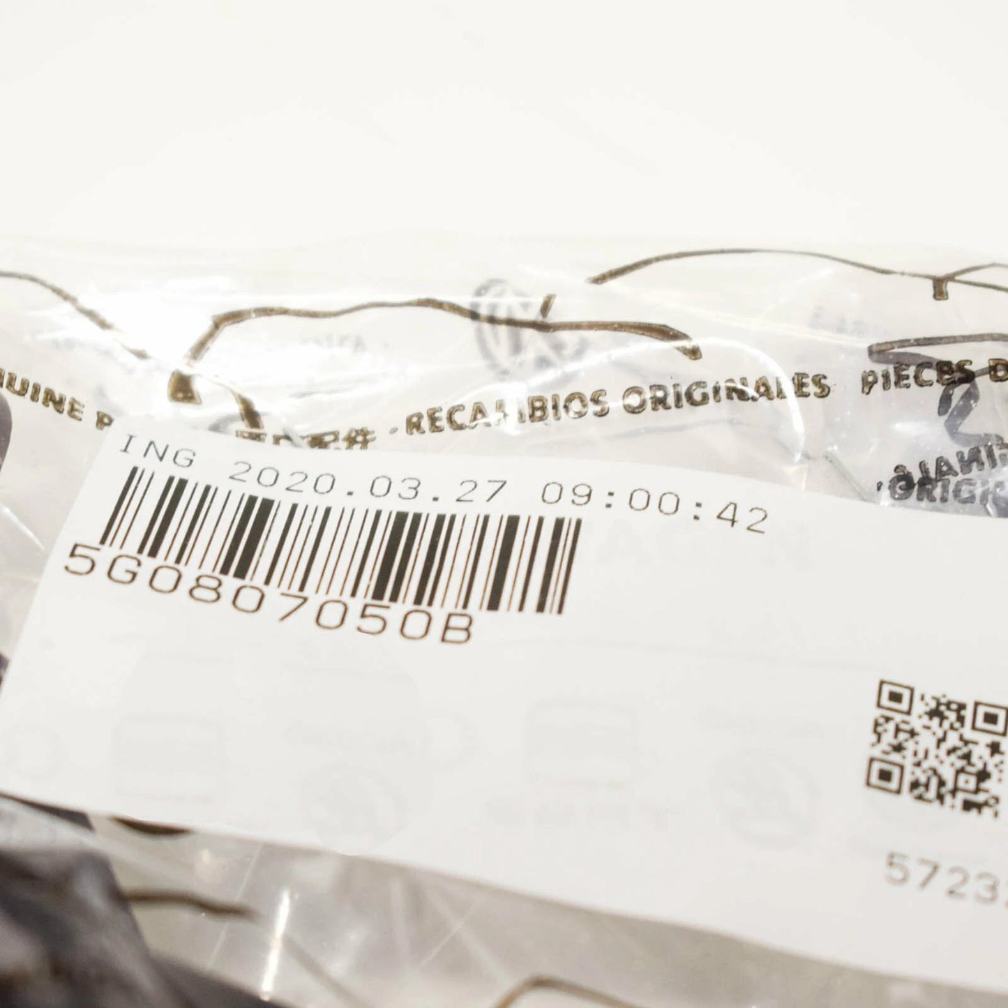 NEW VW GOLF MK7 FRONT RIGHT BUMPER BRACKET 5G0807050B ORIGINAL