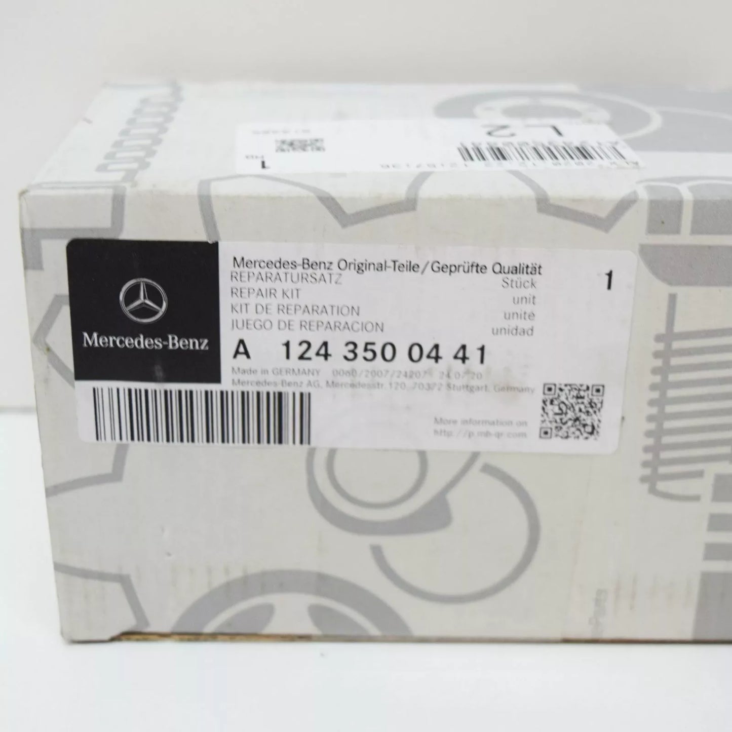 NEW MB E W124 REAR SUBFRAME TO FRAME FLOOR FRONT REPAIR KIT A1243500441