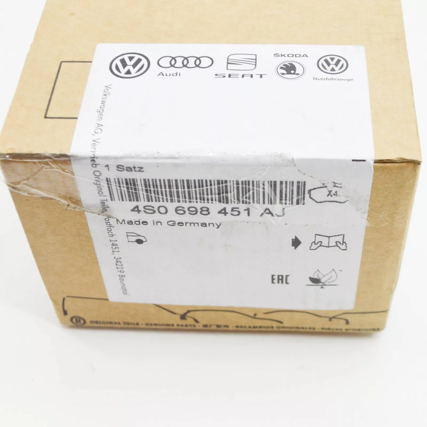 NEW AUDI R8 SPYDER 4S REAR BRAKE PADS SET 4S0698451AJ 2016 ORIGINAL