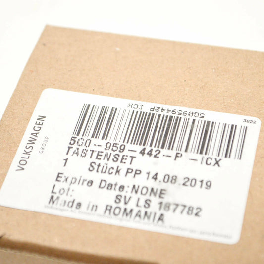 NEW VW GOLF MK7 STEERING WHEEL MULTIFUNCTION BUTTON SET 5G0959442PICX ORIGINAL