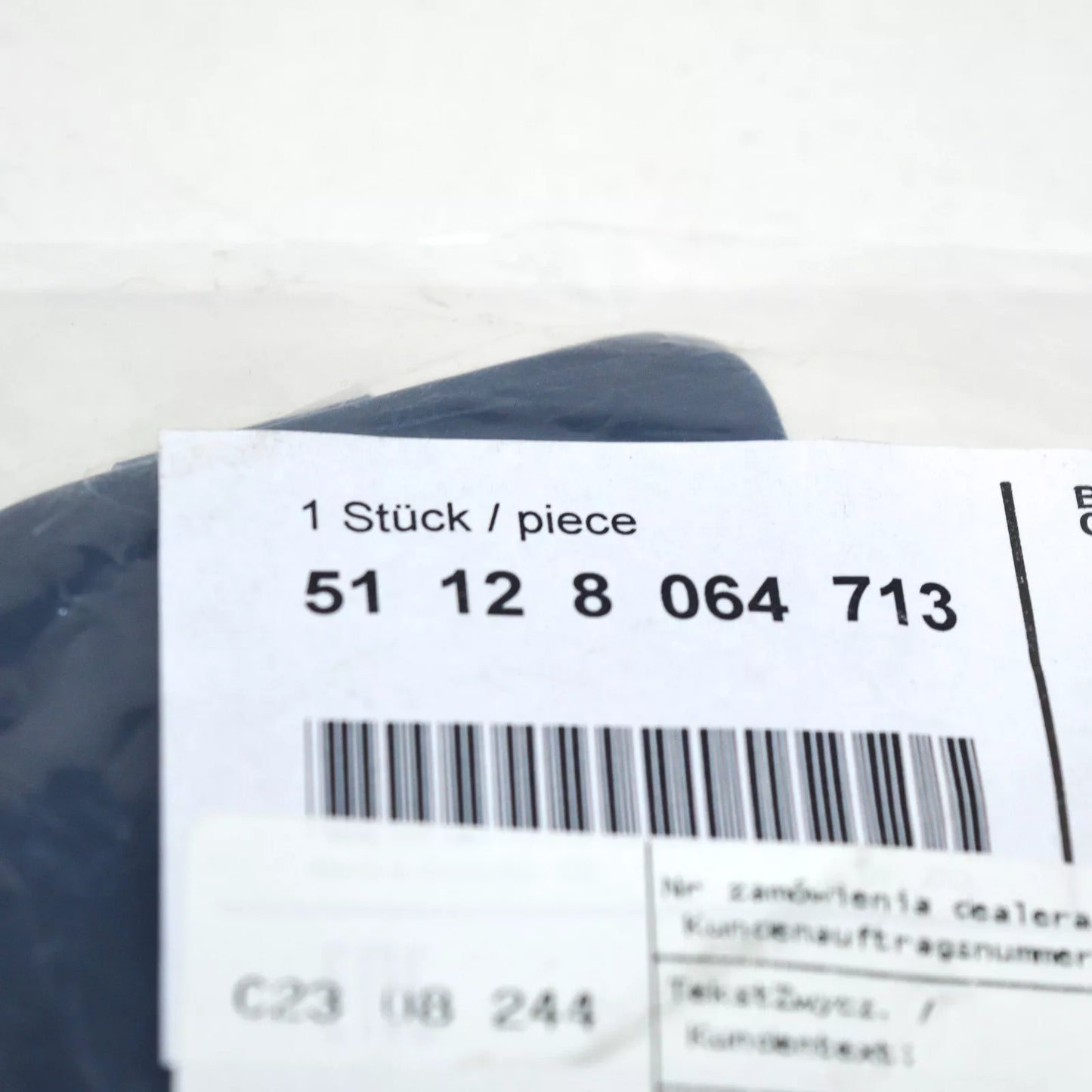 NEW BMW 5 G30 M REAR TOWING EYE HOOK COVER 51128064713 8064713 ORIGINAL