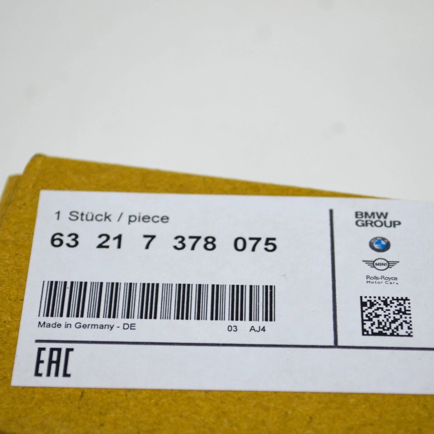 NEW BMW 7 G11 G12 REAR LEFT TAILLIGHT MOULDING TRIM 63217378075 ORIGINAL