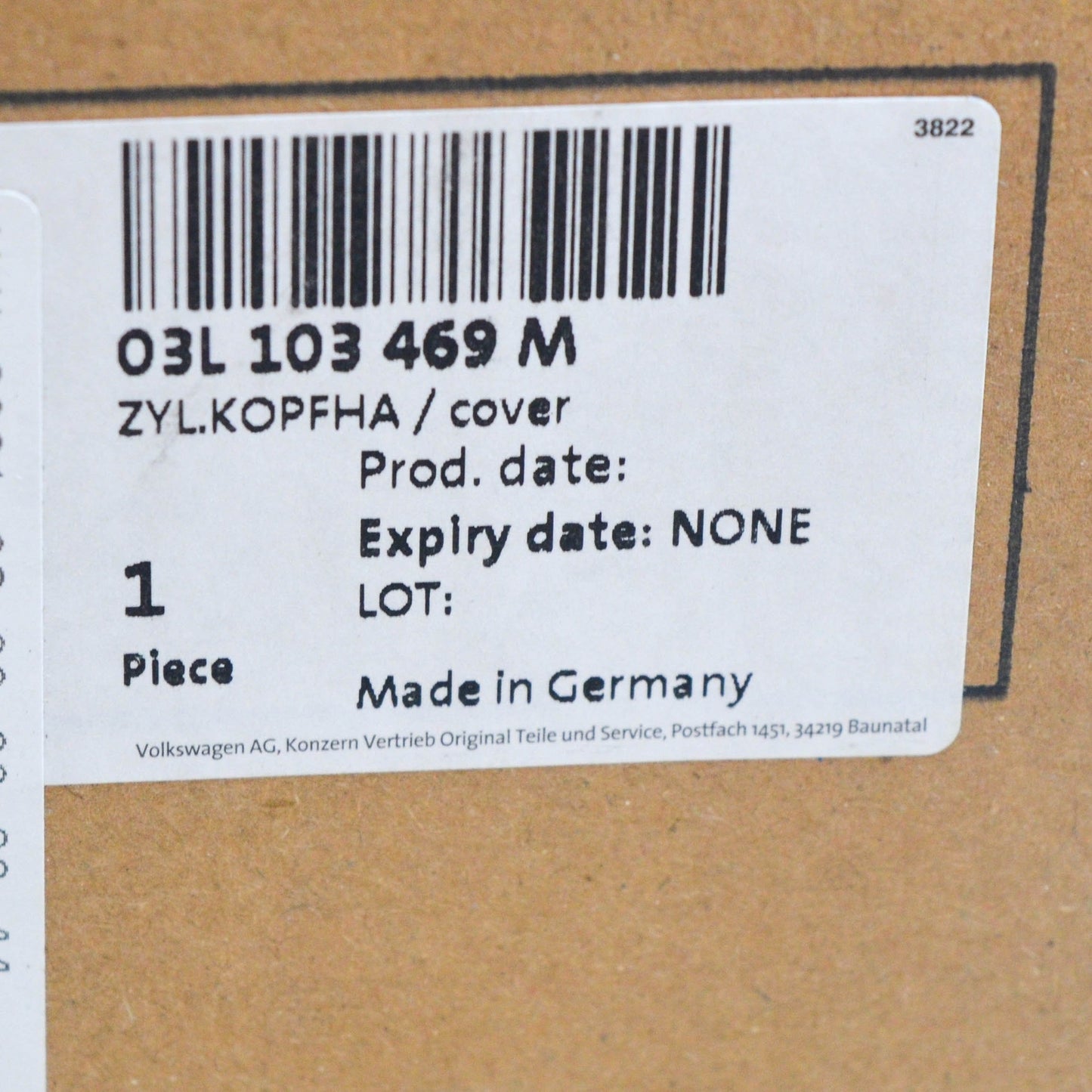 new audi q5 8r engine cylinder head cover 03l103469m original